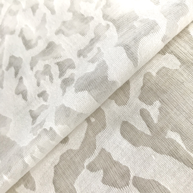 Creamy white burnt out knitting fabric for women's lining-180037577