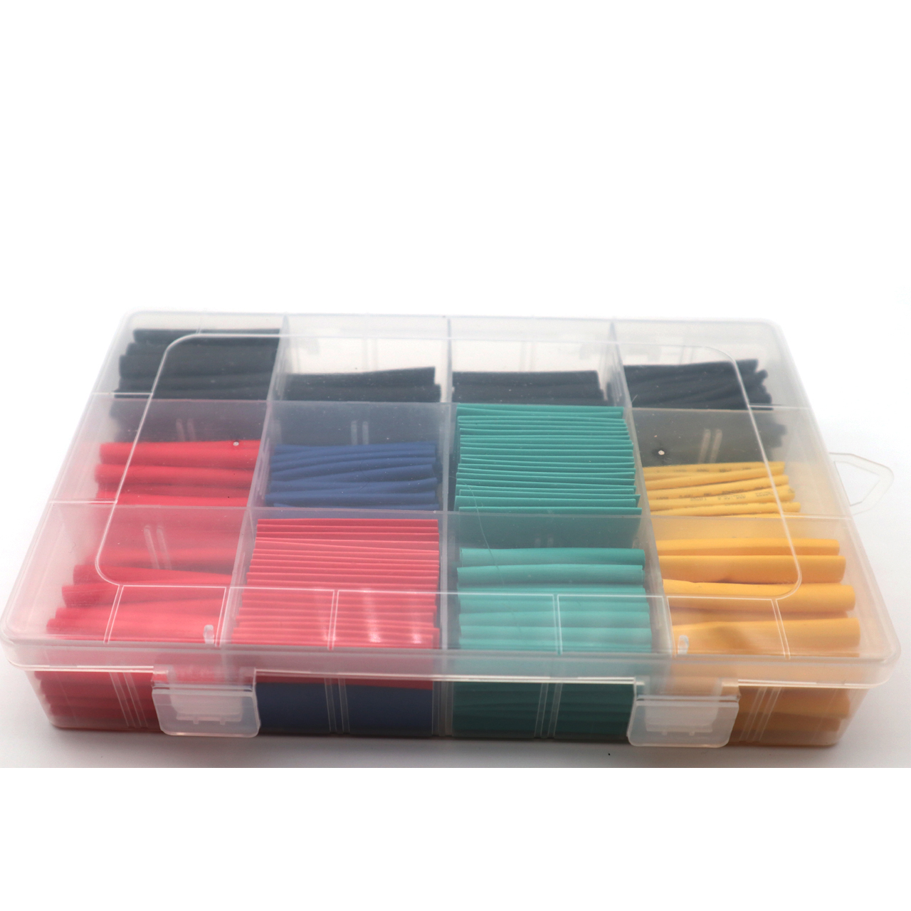 color transparent polyolefin roll pack thin wall pe environmental protection 530pcs/set shrinkable tube heat shrink tubing