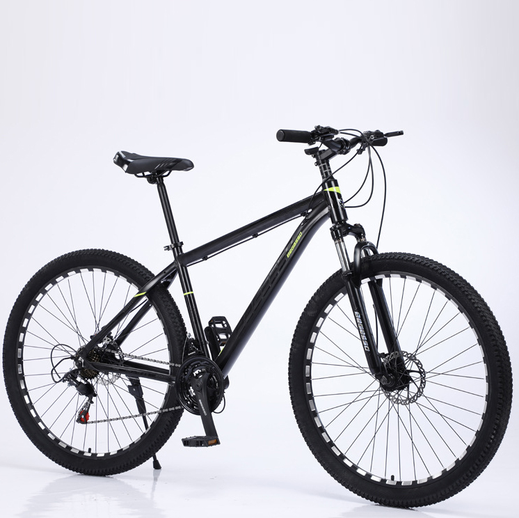 Men's 26 & 27.5 Inch MTB Mountain Bike with Full Suspension Aluminum Alloy Frame 21 Gear Steel Fork Disc Brake System