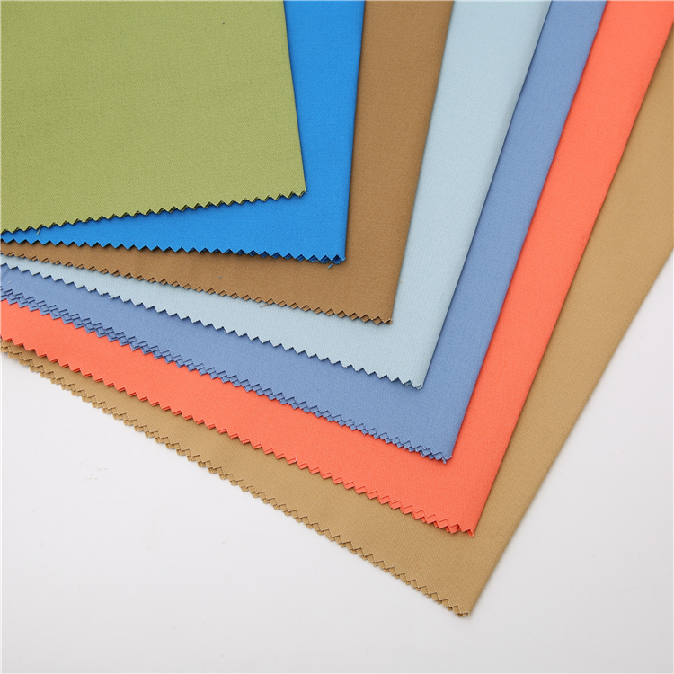 Wholesale Soft Stretch Fabrics High Elasticity Double Side Diagonal Fabric Customized Cotton Polyester Fabric For Casual Clothe