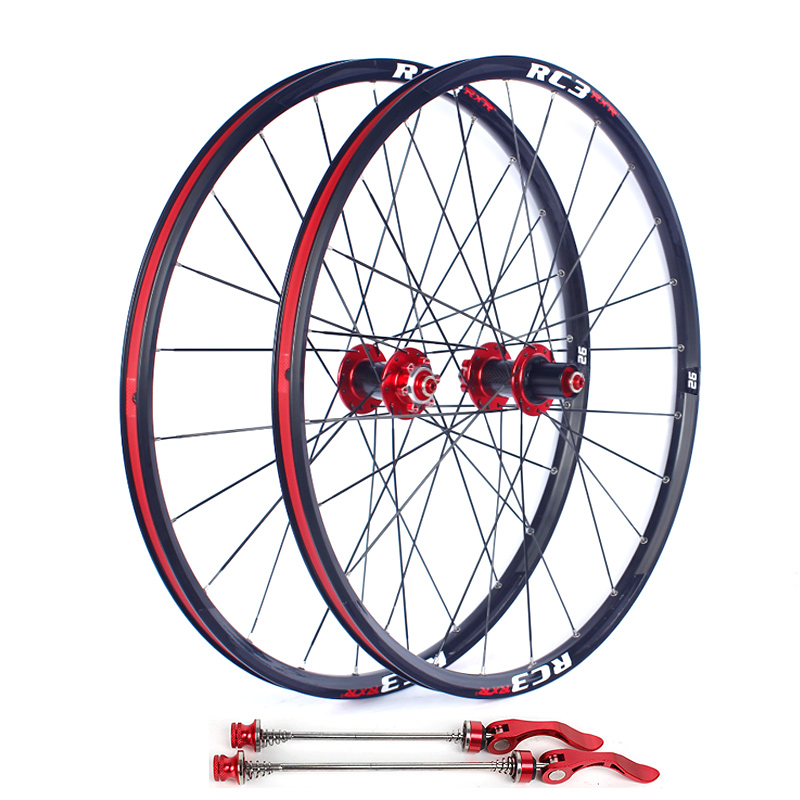 Дисковый тормоз RXR RC3 для горного велосипеда, колеса 26 дюймов, 24 Отверстия, QR Углеродные втулки, 7/11 скорости, комплект колес из сплава, передние, 2, задние, 5 подшипников