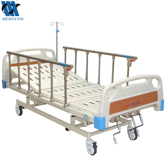 MDK-T3611L(I) 3-функции ручная Больничная койка оборудование медицинского ухода Больничная койка цены