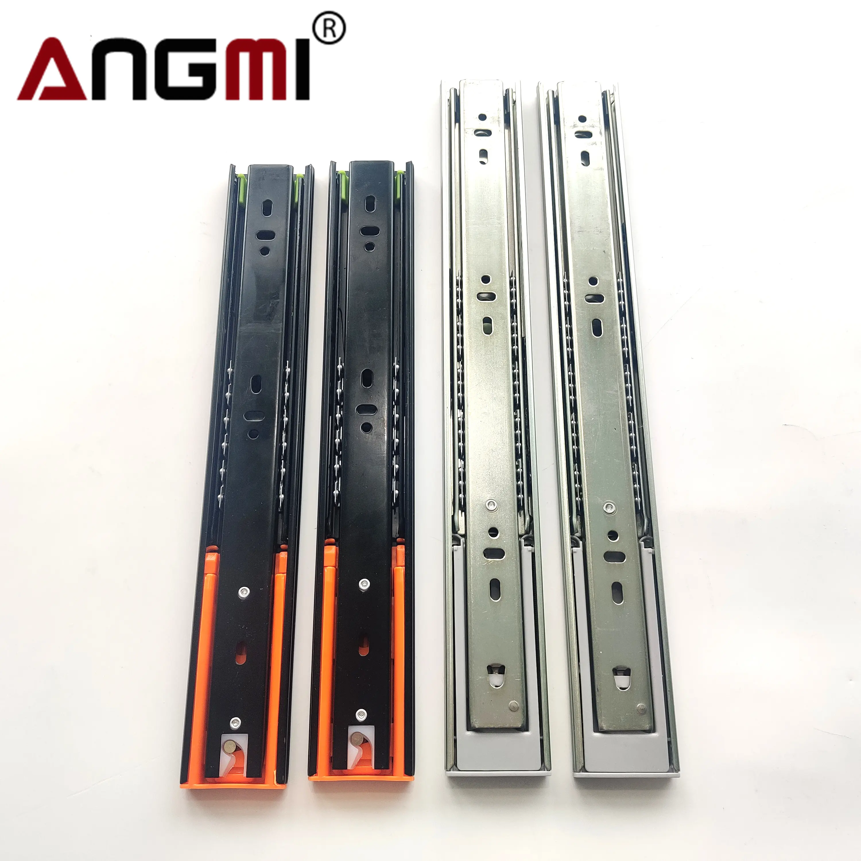 10 To 24 Inch Telescopic Rail Durable Steel Drawer Channel Soft Close Drawer Slide For Kitchen