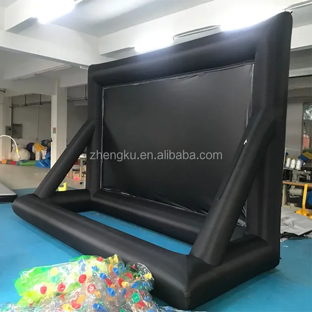 Inflatable Projection Screen Customized Size Factory Price Inflatable Movie Screen /inflatable Cinema Screen/inflatable Projection Screen For Sales