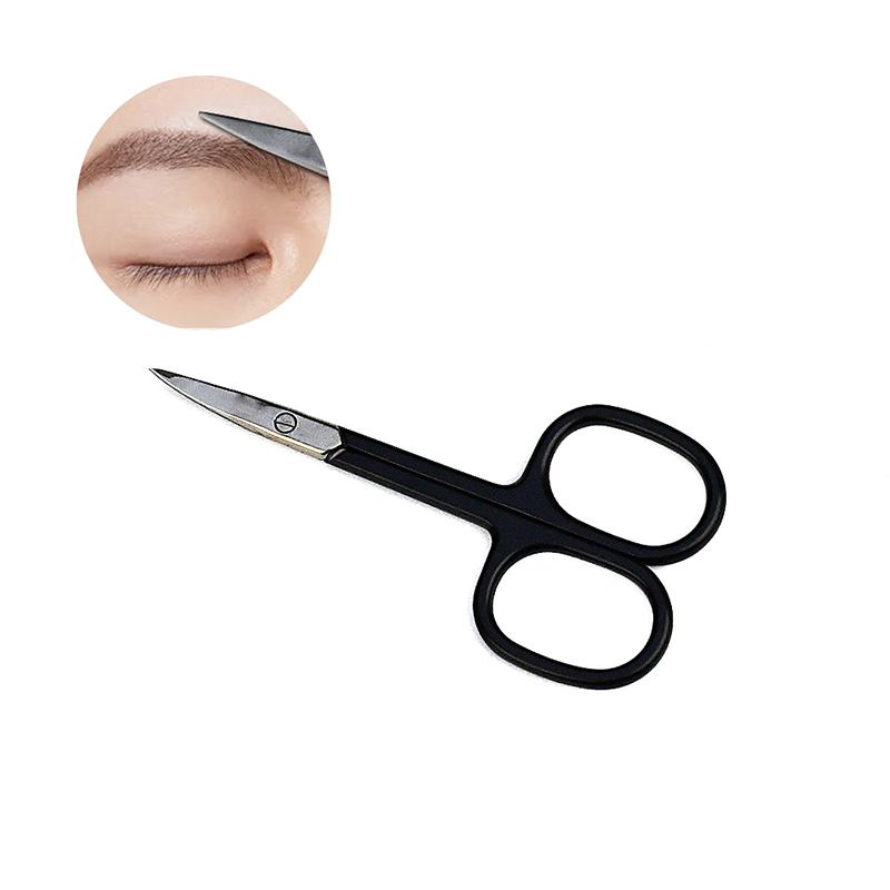 Custom makeup tools beauty scissors eyelash eyebrow trimmer cosmetic scissors