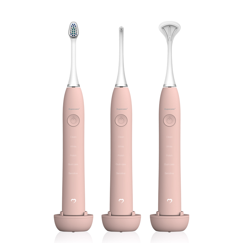 All in one ultrasonic electric rotary compact sonic toothbrush