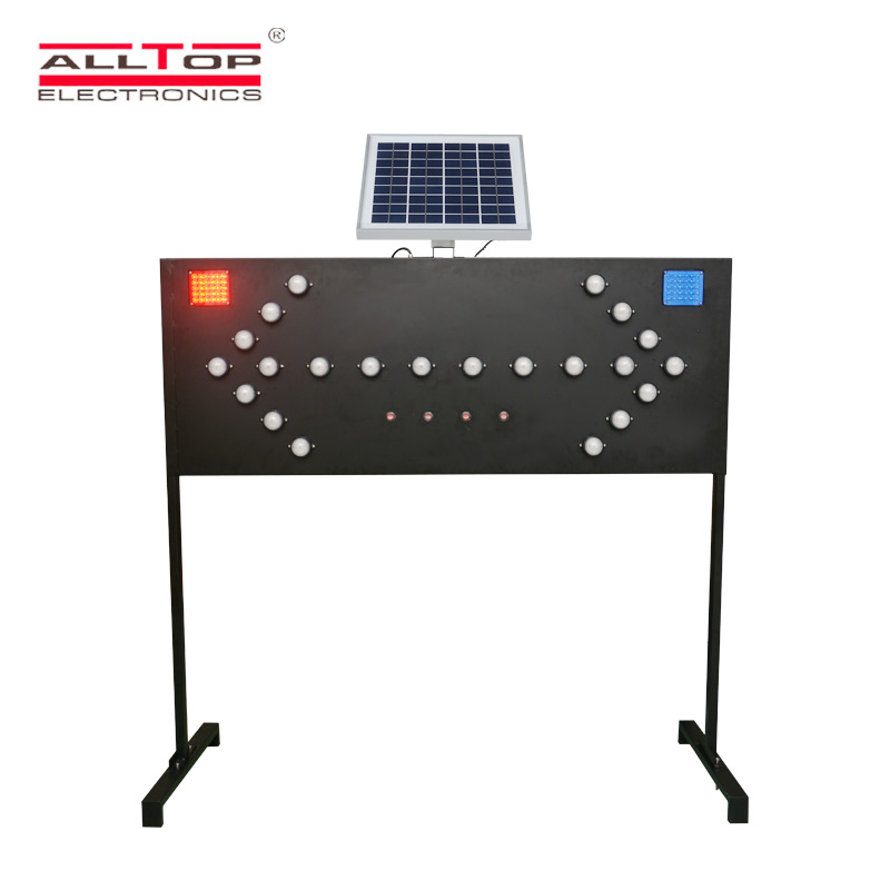 ALLTOP Горячая продажя солнечное двойными бортами мигающий сигнал светофора предупреждение стробирующий световой сигнал предупредительный сигнал для безопасности