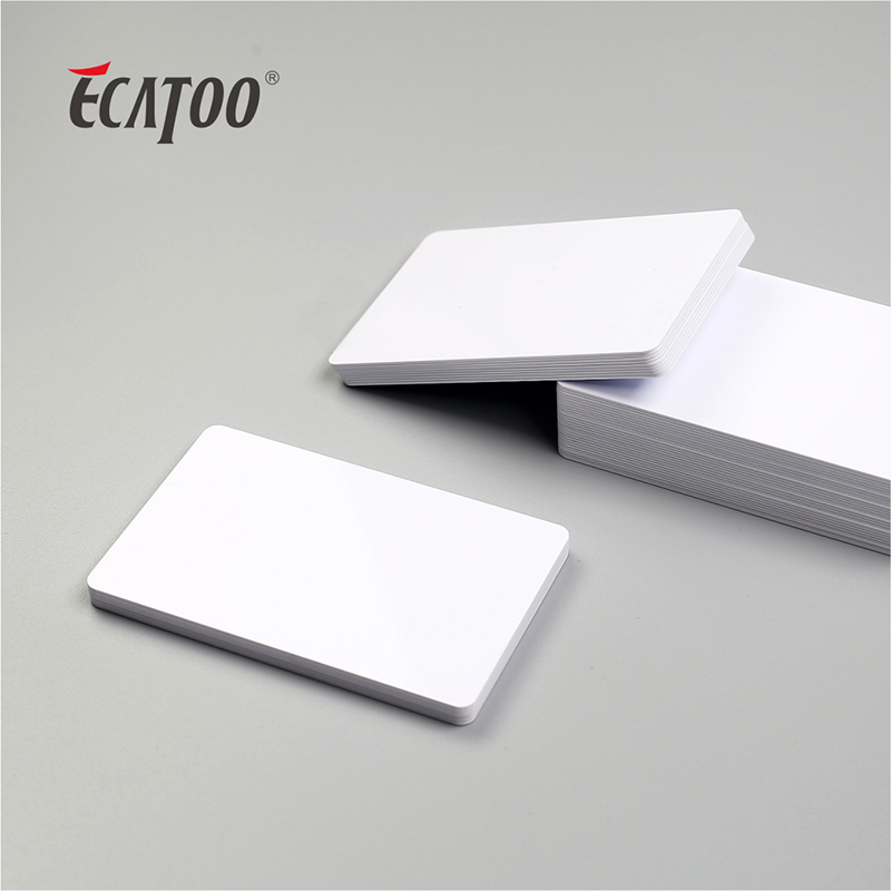 CR80, конкурентоспособная цена, печатная ПВХ белая карта ECATOO