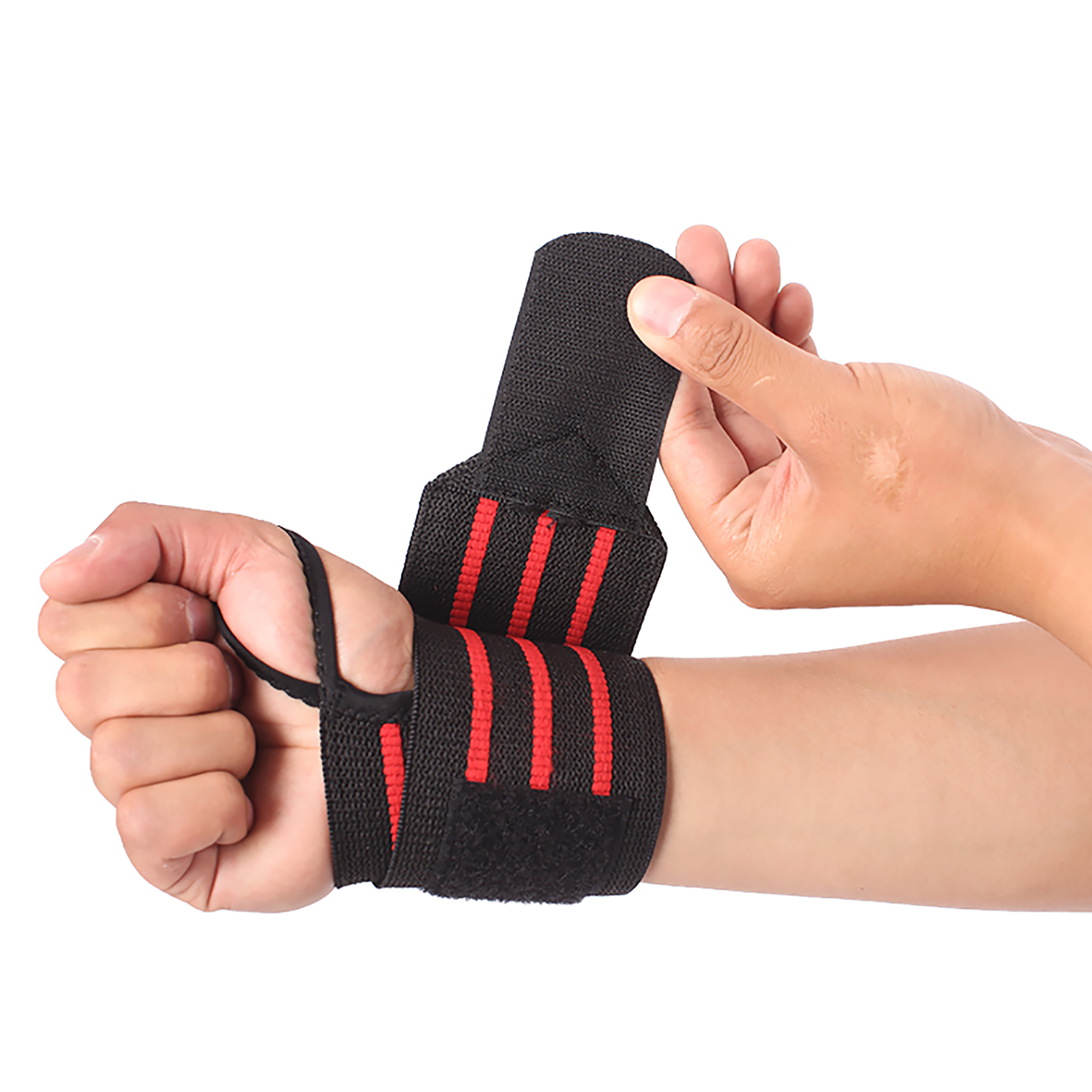 Custom логотип спортивные наручные полосы регулируемая поддержка запястья Brace