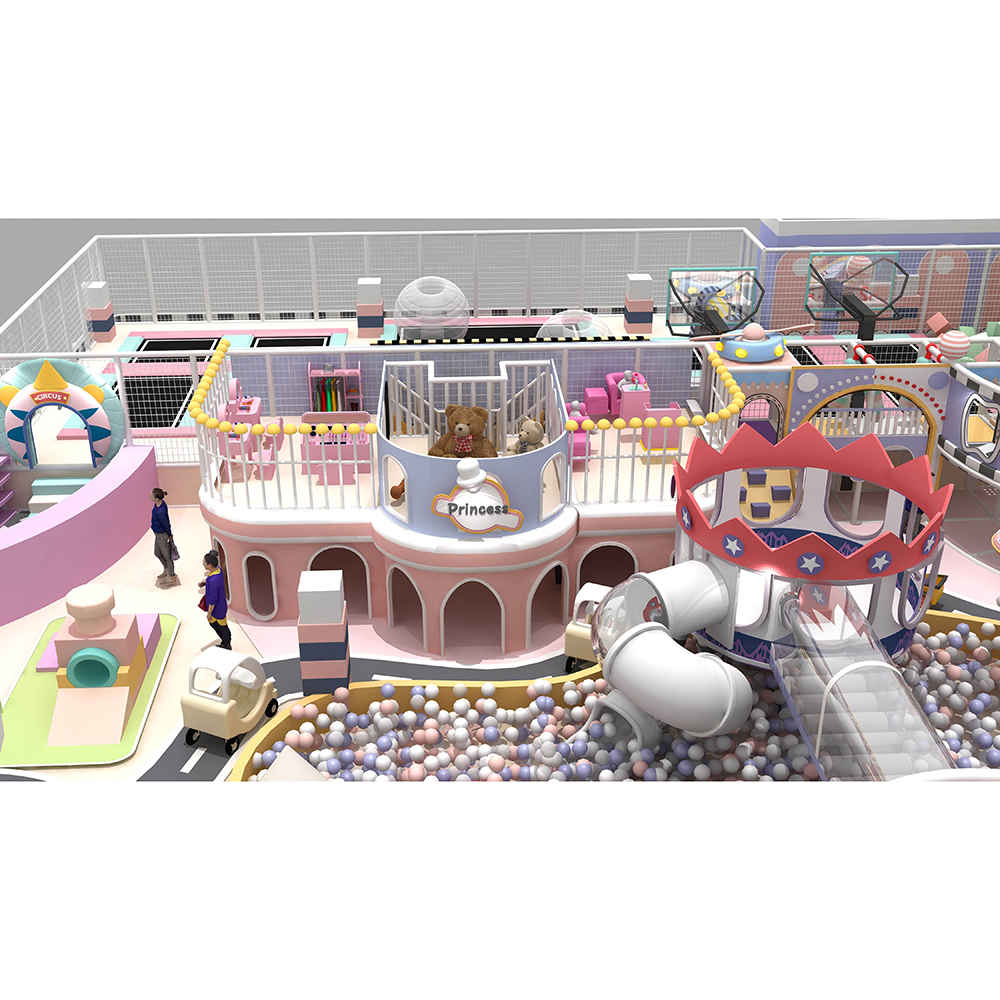 Factory price commercial play center tag interactive game indoor playground slide soft playground equipment gym set for kids