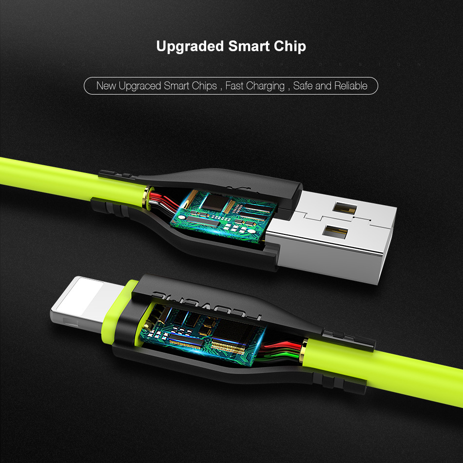 USB Fast Charger Cable Fast Charging Data Cable For Iphon8 11 12 1m charger cable