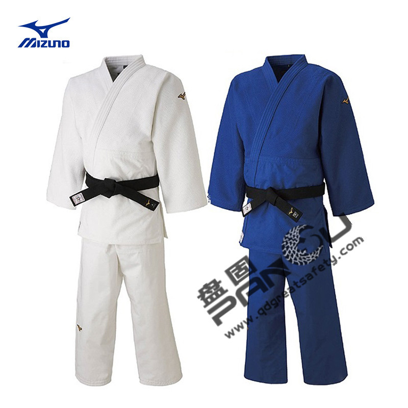 Высококачественный 100% хлопок jujitsu gi новый унисекс костюм для карате 750 г белый/синий костюм для джудо IJF