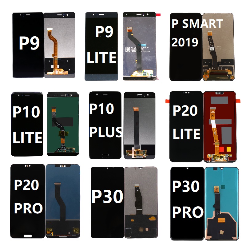 ЖК-дисплей P9 P10 P30, запчасти для телефонов, ЖК-экран для Huawei P40 P30 P20 Pro P10 P9 P8 Lite 5G P40 Lite E P Smart 2019 2021