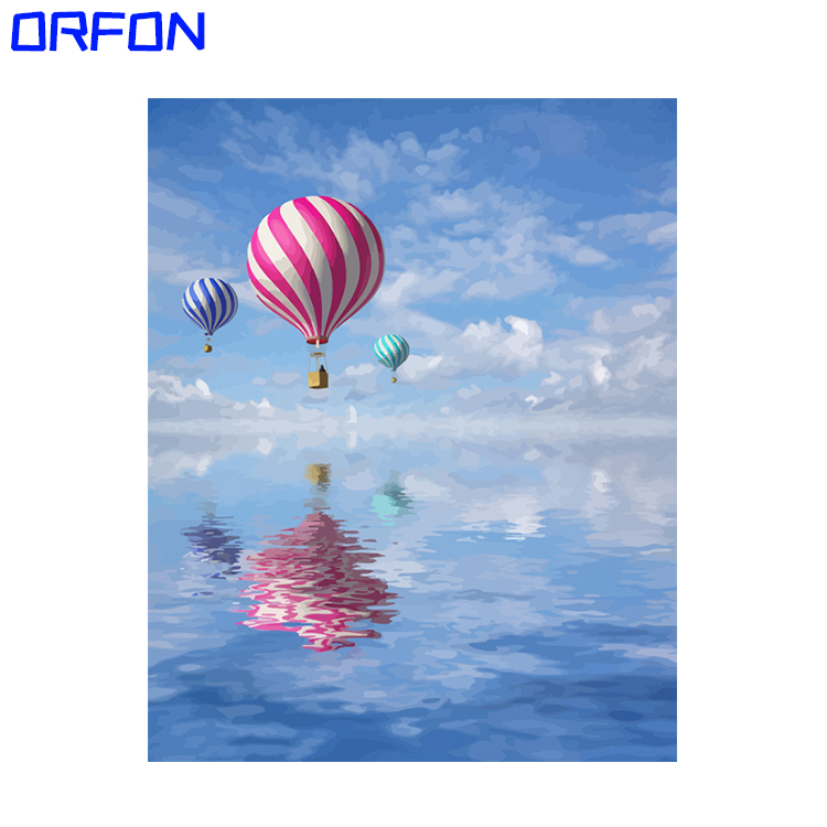 Orfon LY237 краска по номерам DIY пейзаж реалистичный Цифровая живопись маслом импрессионисты оптовая продажа пейзаж на холсте без рамки