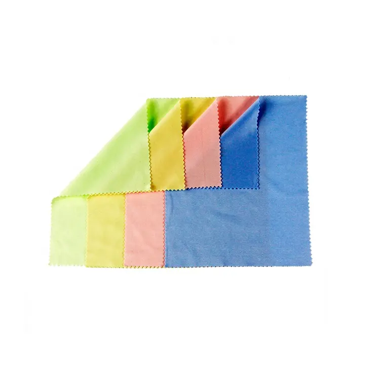 High quality colorful 80% polyester +20% nylon spectacle cloth eco-friendly microfiber cleaning cloth for glasses eyeglass