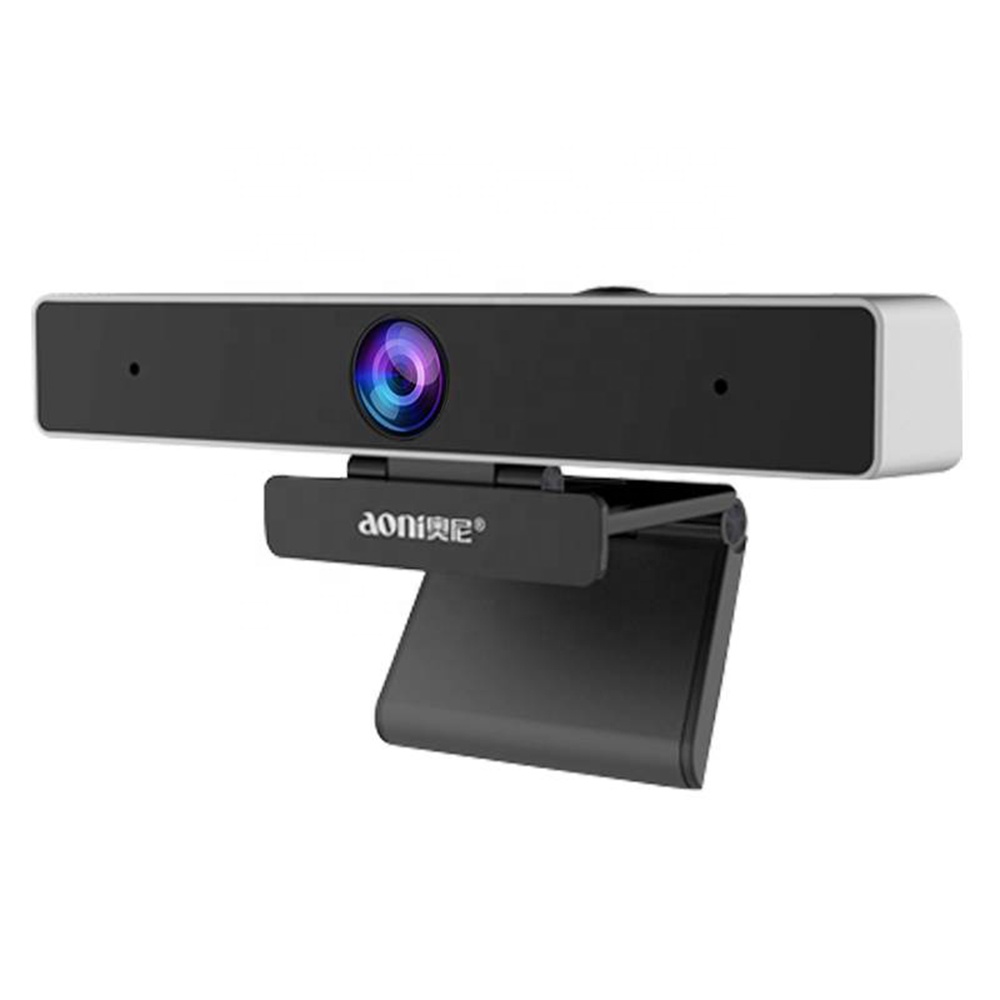 Веб-камера Aoni C90 для видеоконференций, Интернет-обучения, веб-камера Full HD 1080P, умная веб-камера с шумоподавлением и защитой конфиденциальности