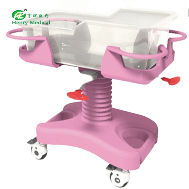 The Fine Quality China Technology Production Hospital Newborn Bed Baby Trolley