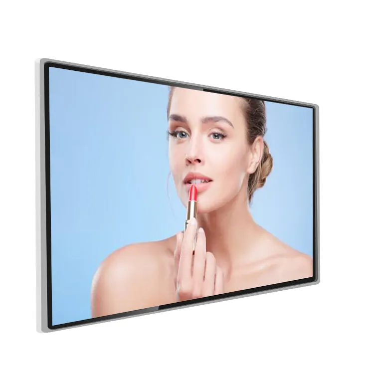 32 43 55 Inch Lcd Advertising Display Media Machine Manufacture Wall Mounted Touch Screen