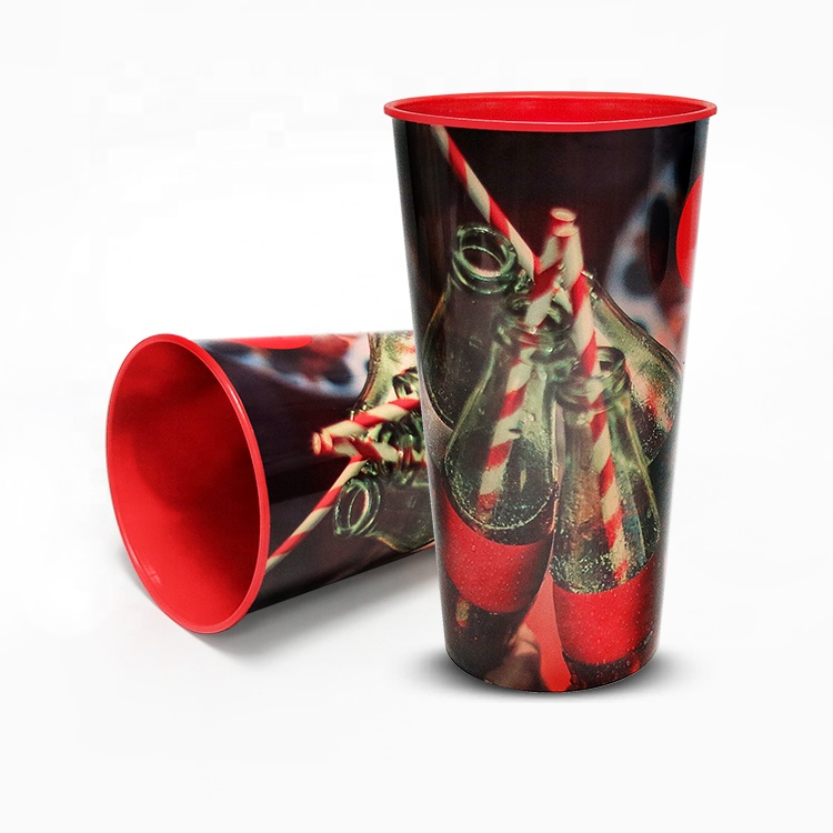 Lincond индивидуальный CMYK Печатный многоразовый ПП пластиковый стакан 16OZ 23OZ 32OZ большой емкости многоразовый пластиковый стакан стадион