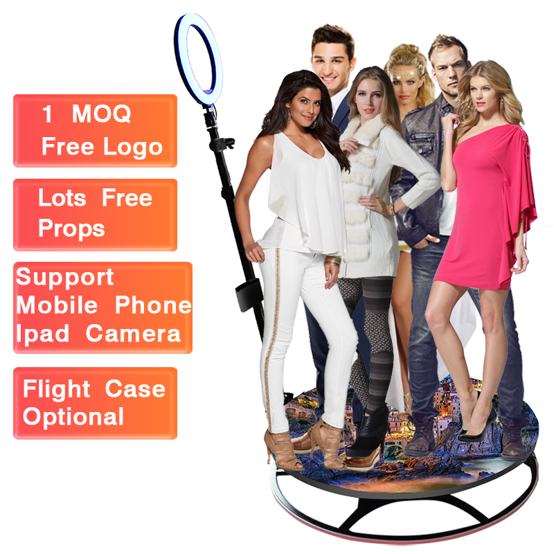 automatic portable doel photobooth 360 photo booth spinning 360 photo booth camera 360 photo booth rotating machine for events