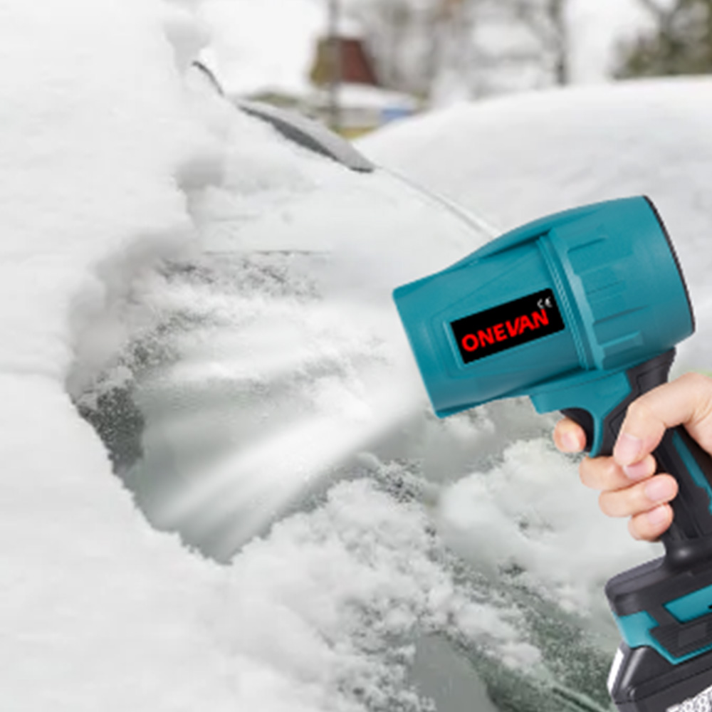 Brushless Motor Turbocharged Storm Machine with Power Battery for Makita 18V Battery Handled Wireless Blower Gun