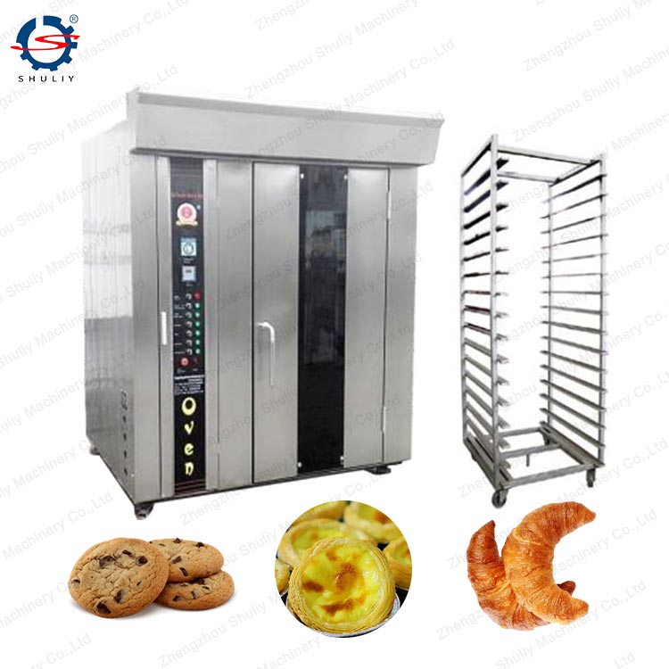diesel rotary oven hot rotating furnace stainless steel electric baking oven rotary bread rack oven