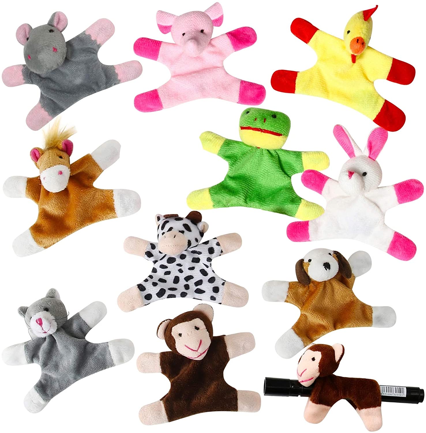 Handmade Cheap Custom Toddler Educational Plush Animal Fridge Magnets