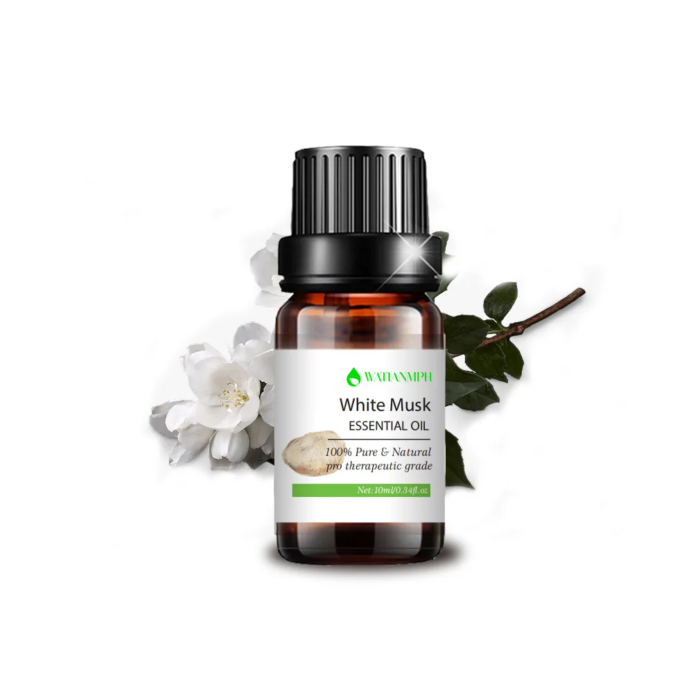 Custom Women's 10ml 100% Pure Natural White Musk Roll on Parfum Pheromone Essential Perfume Oil