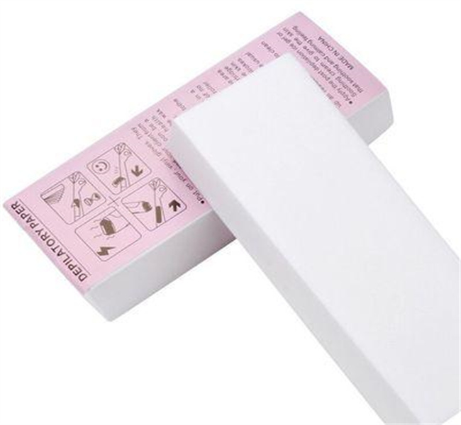 Free sample non-woven fabric colored hair removal wax paper roll disposable wax strips for beauty