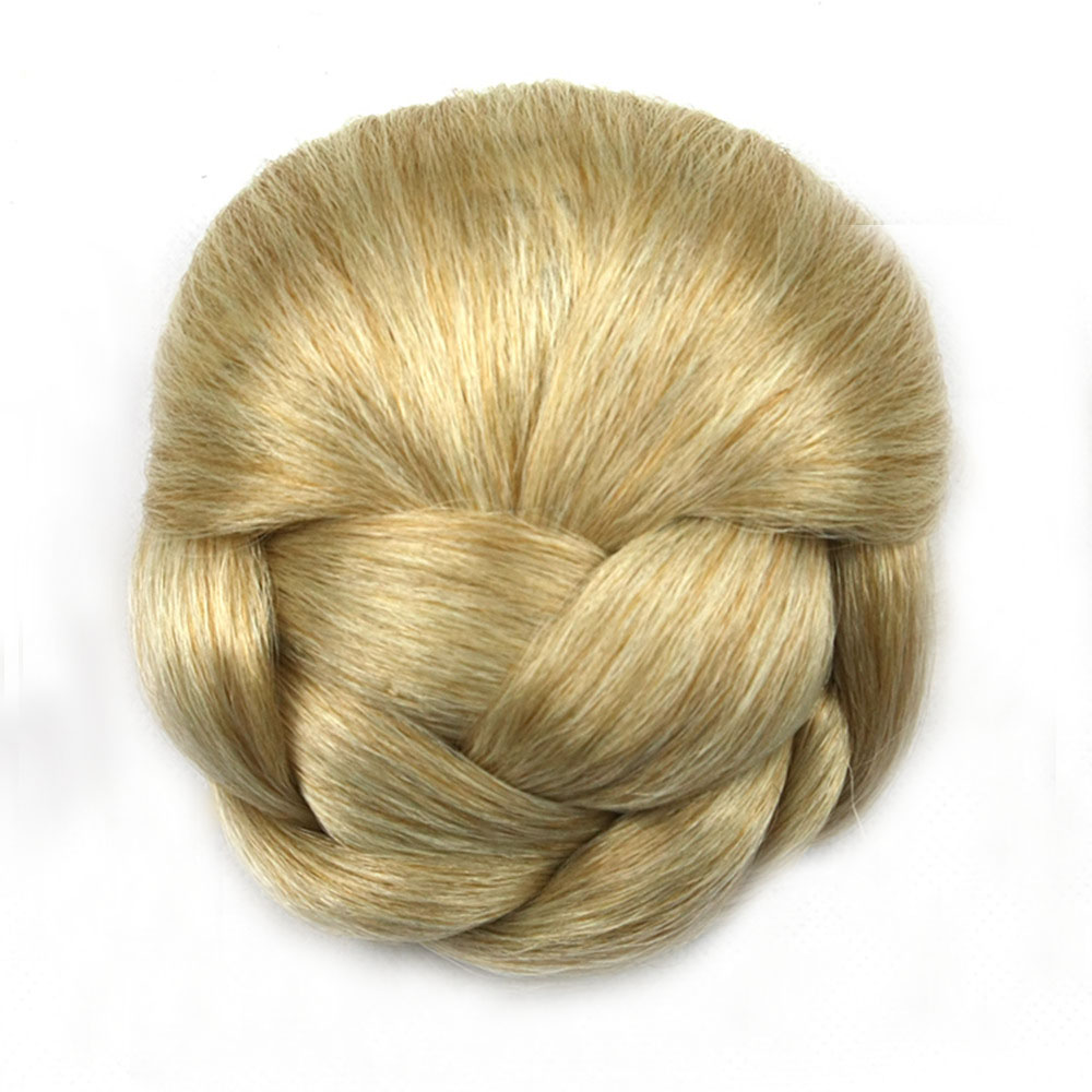 6colors high temperature fiber wig ladies bun popular wig bun natural shenzhen full hair muti colors synthetic fiber wig