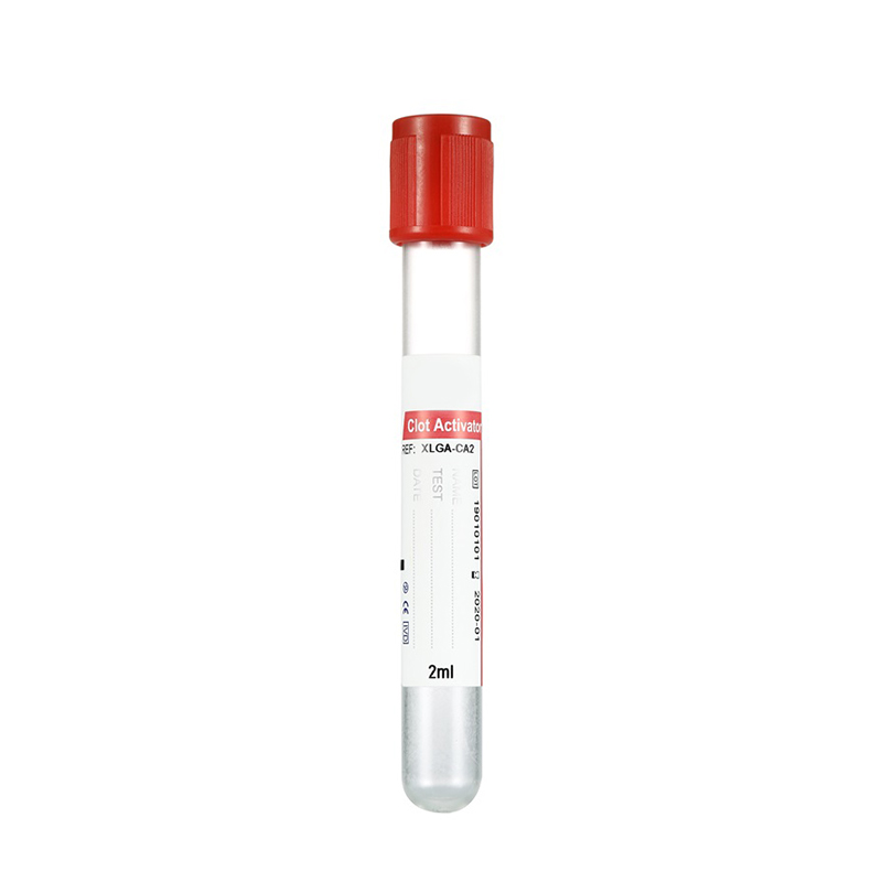 Pro-coagulation Clot Activator Blood Collection Tube In Disposable Medical Supplies