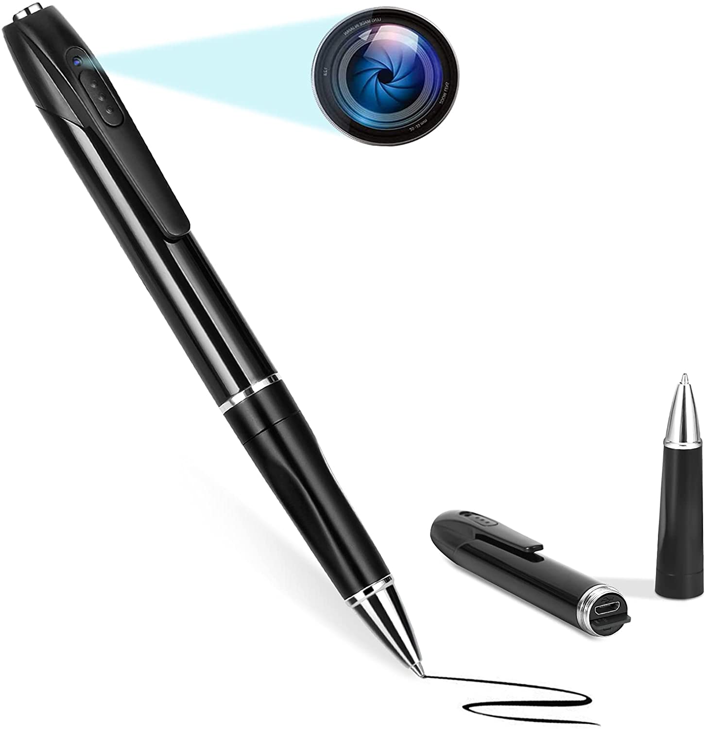 1080P HD Nanny Cam Video Recording Camera Recorder Spy Pens with Cameras
