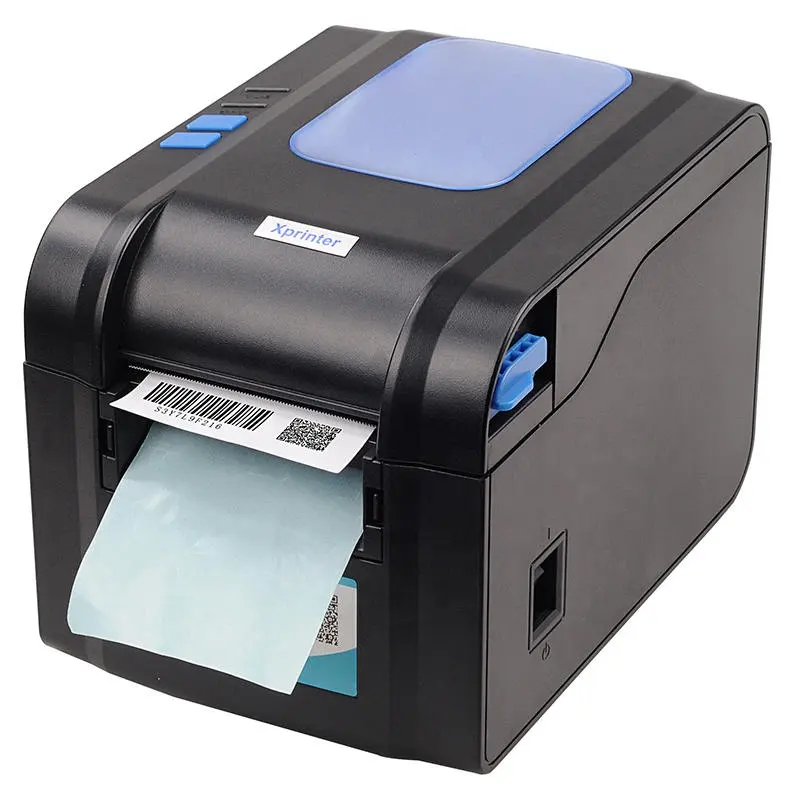 Xprinter XP-370B 3 inch Thermal Label sticker Barcode printers for Supermarket With Auto Peeling
