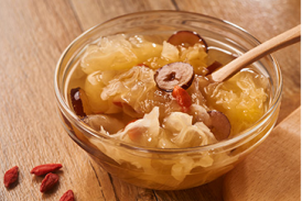 Здоровый суп быстрого замораживания сушеный суп tremella с дерзью и красными датами