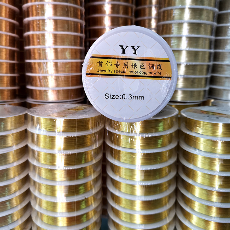 Premium Quality Color Retaining Not Fade Copper Gold Wire for Jewelry Making