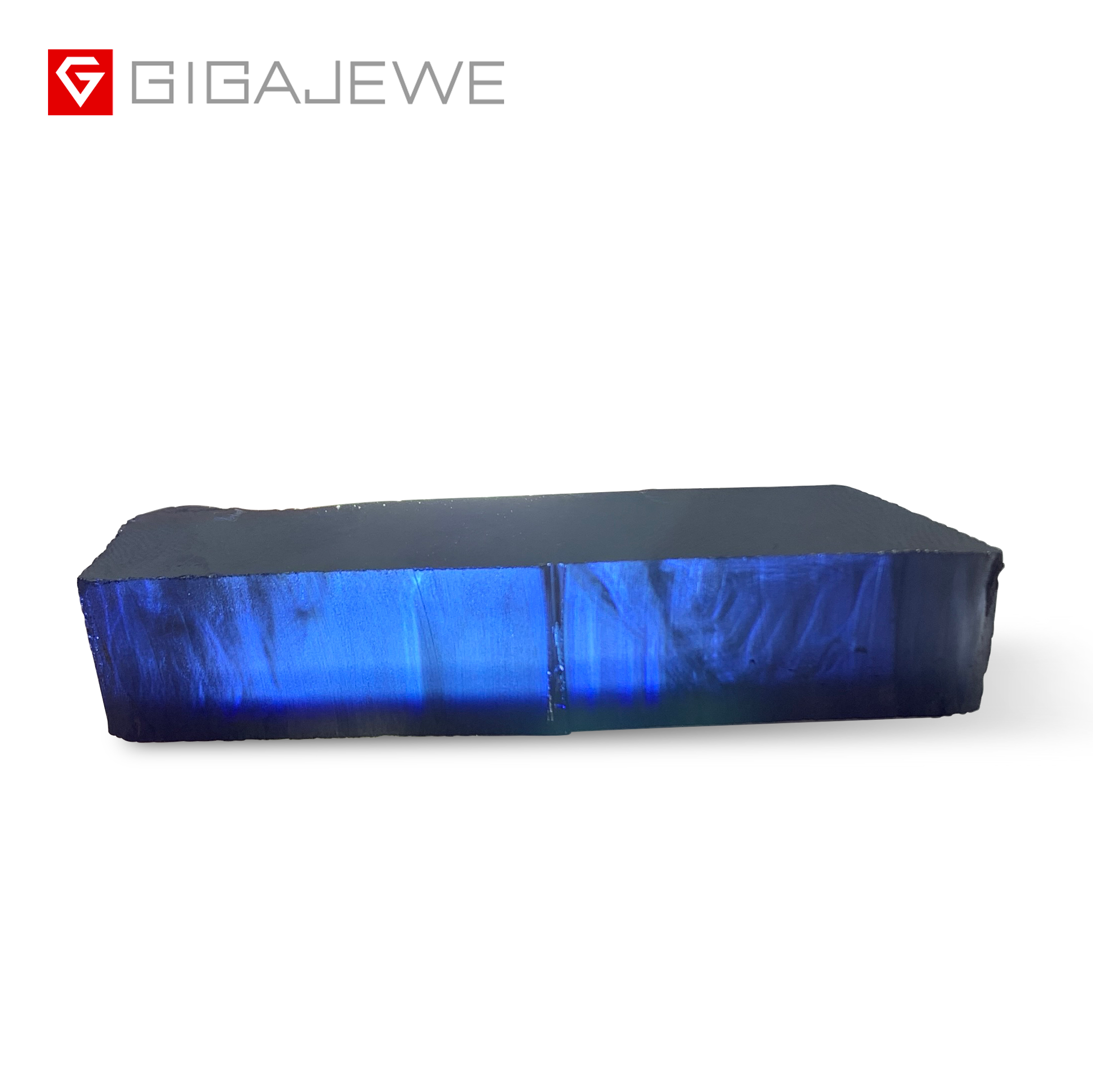 Синтетический бриллиант GIGAJEWE для изготовления ювелирных изделий, сырье из грубого голубого муассанита, оптом