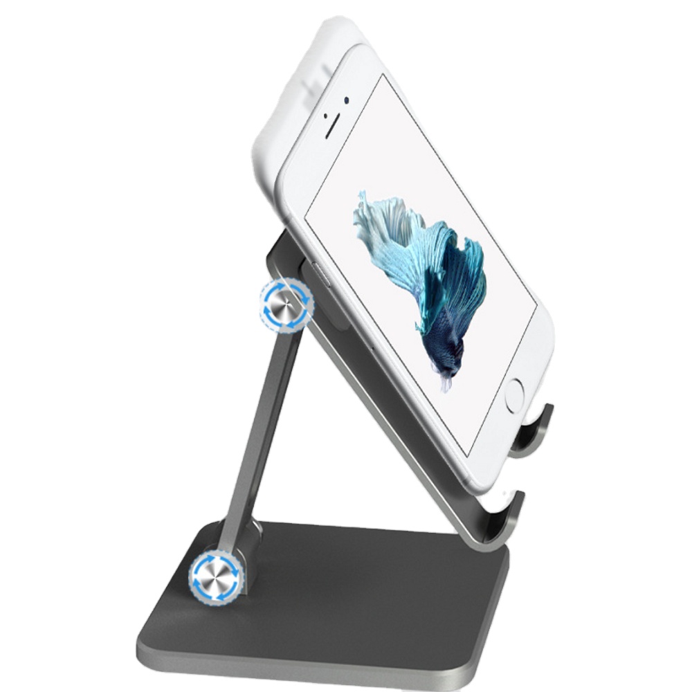 High Quality Modern Design Height Adjust Modern Folding Mobile Laptop Tablet Display Stand Holder