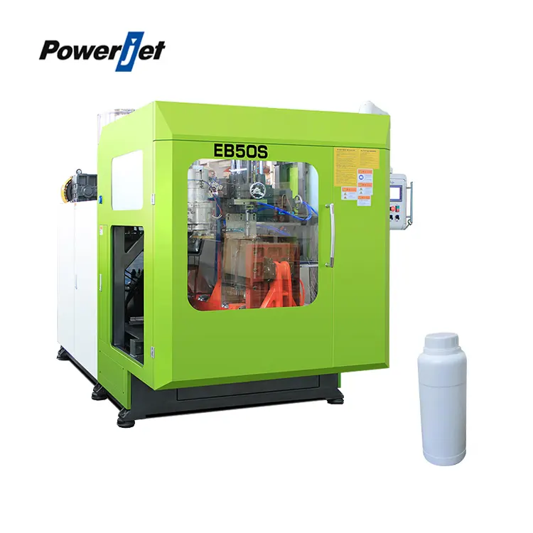 Powerjet hot sale automatic 1 liter hdpe pp bottle extrusion blowing molding machine