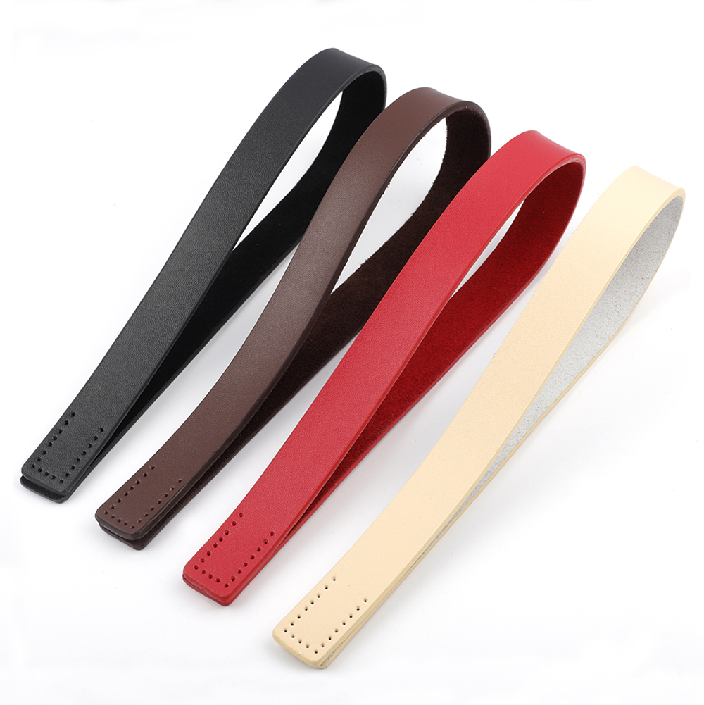 50cm Genuine Leather Handles Durable Shoulder Bags Detachable Belt Handle DIY Handmade Replacement Handbag Strap for Women Bag