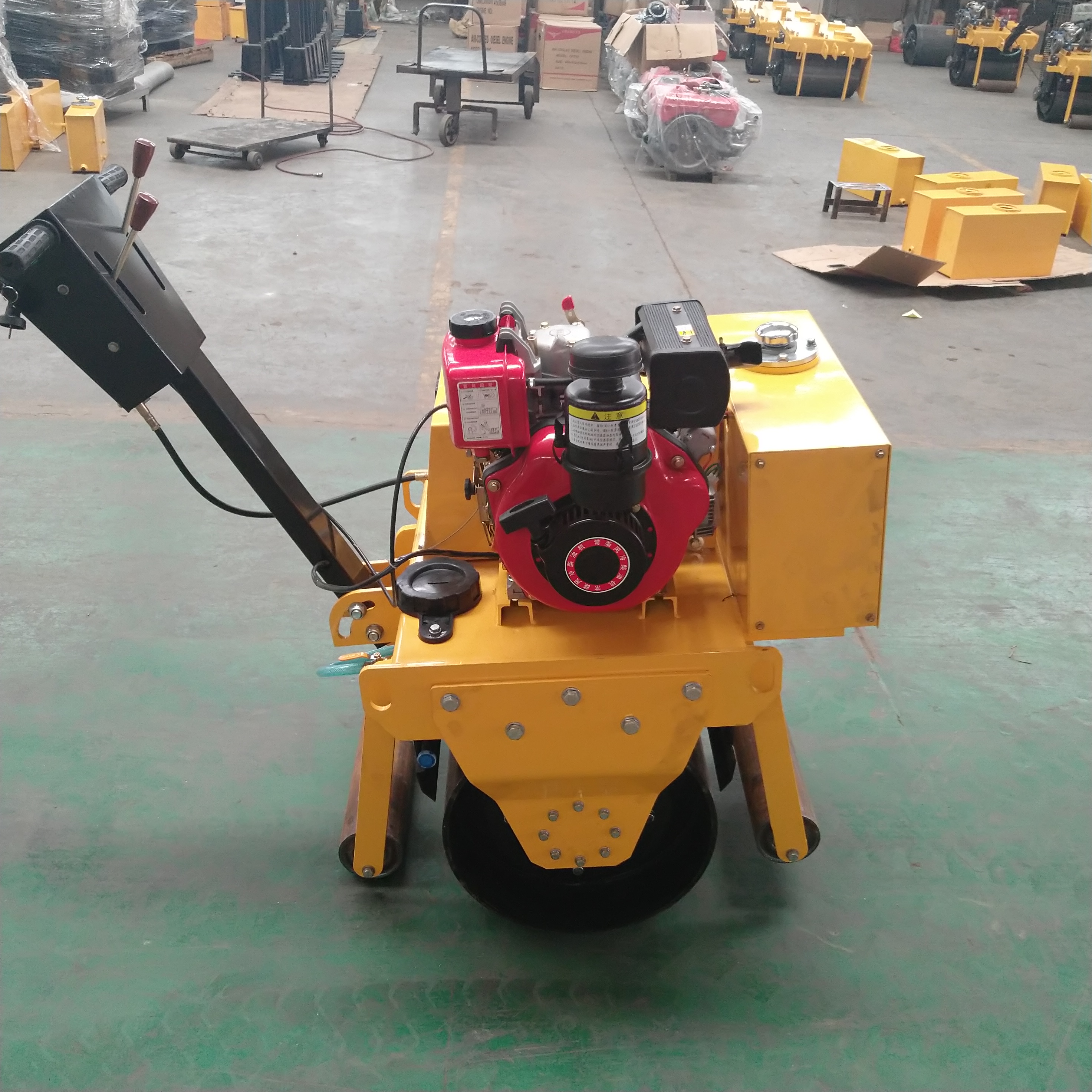 Walk-behind road roller 3 ton compact road roller