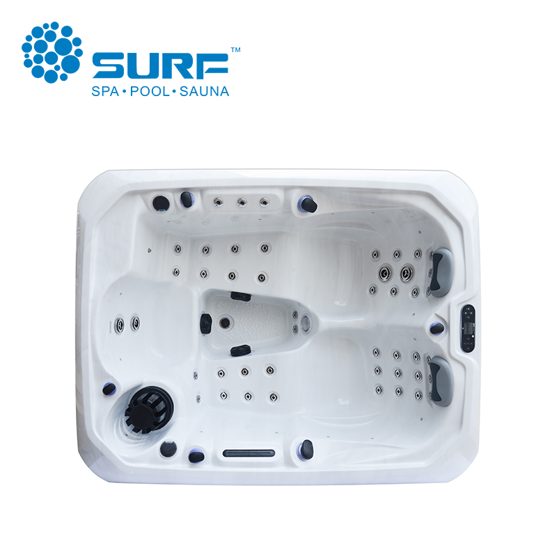 Sunrans сад снаружи струйная спа ванна массаж большой джакузи открытый бальбоа спа горячие ванны с джакузи гидромассажная спа