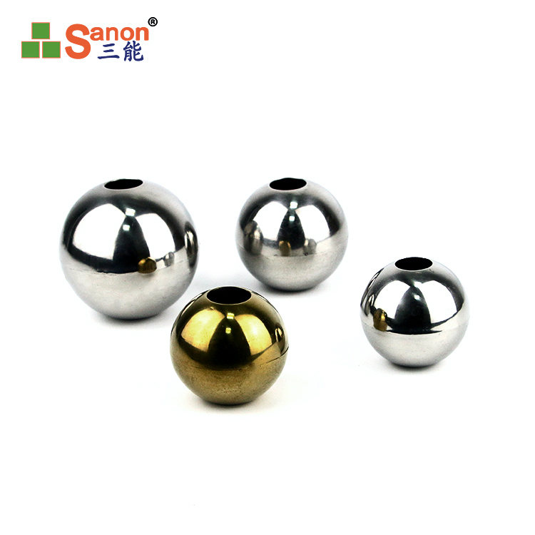 High quality durable steel end golden stainless steel balls baluster