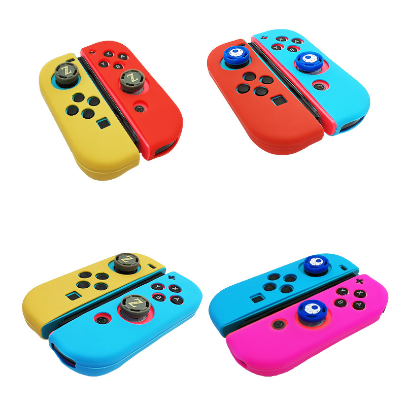 Replacement Silicone Game Console Handle Protective Cover Case for Nintendo Switch Only for USA