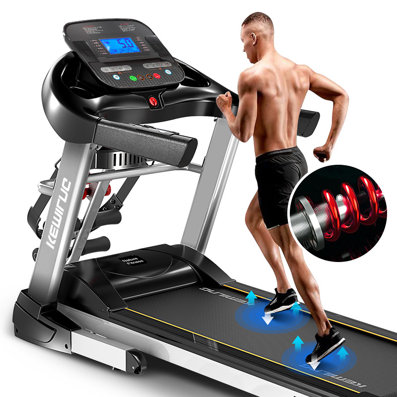 Electric home treadmill Commercial folding Gym Fitness Equipment running machine Motorized with screen Treadmill for home