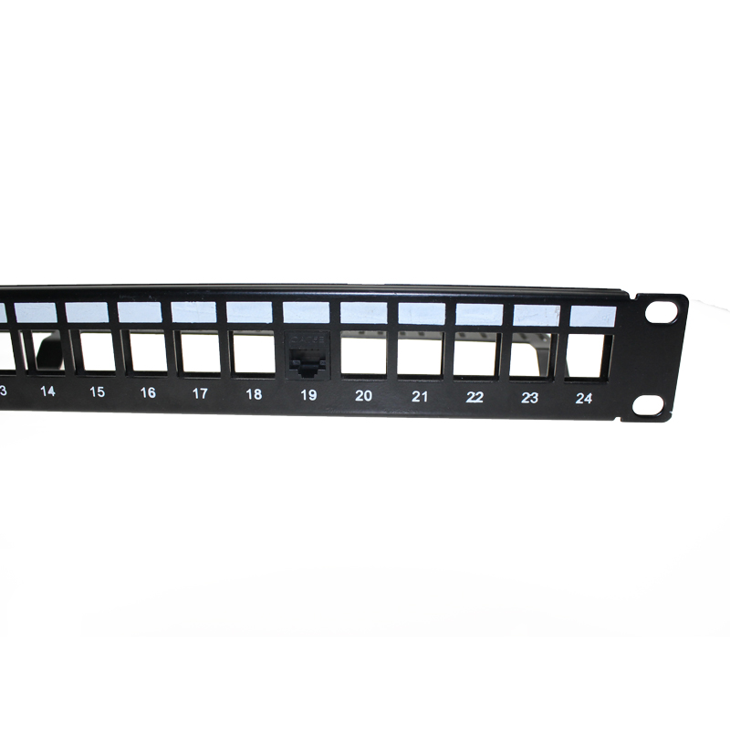 Лучшее качество, домашняя патч-панель FTP cat6 1U, 24 порта, пустая патч-панель