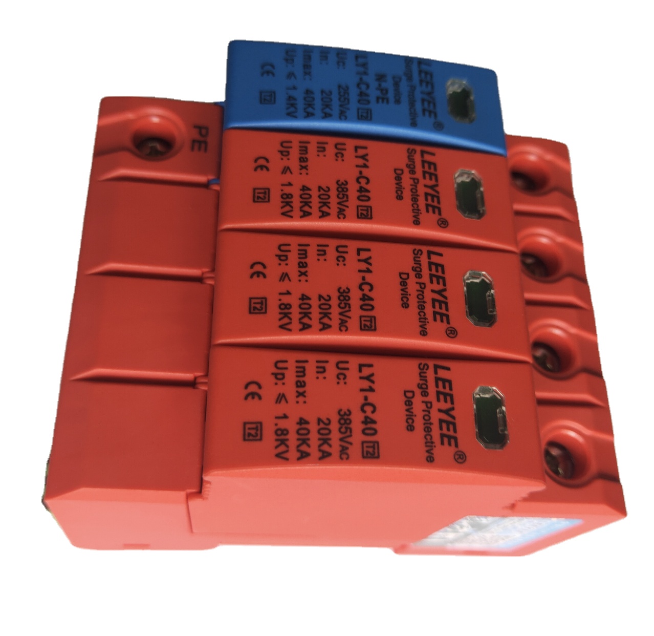 One-Stop Service Class 2 20KA 275V 3 Phase Surge Arrester Power Supply Surge Protective Device