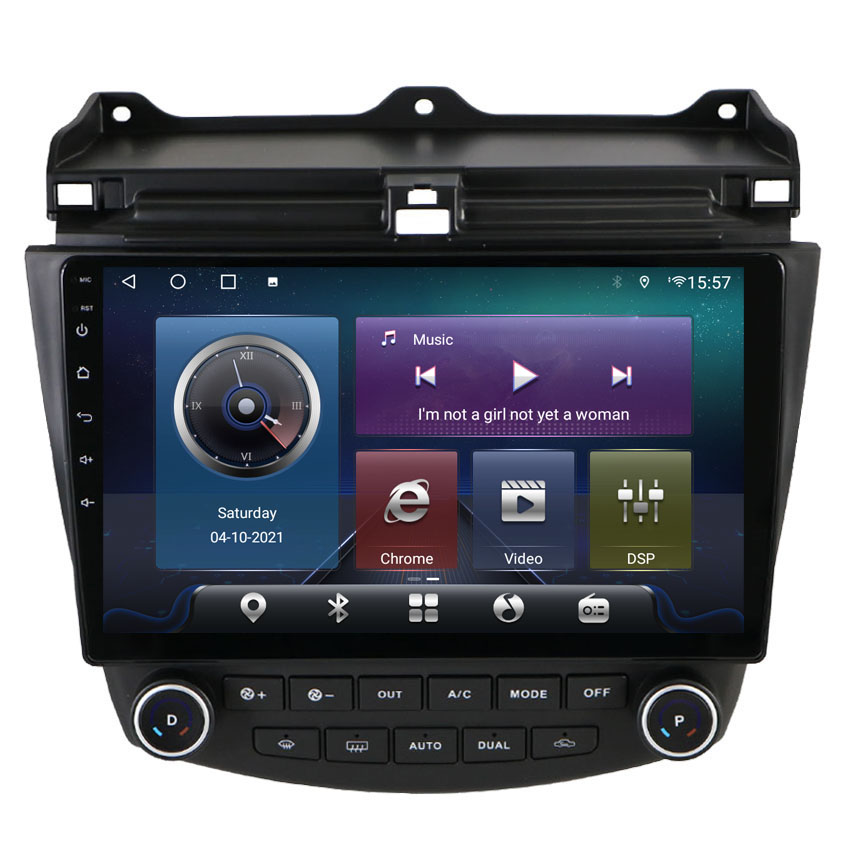 4G DSP 8 ядер Android 10 для Honda Accord 7 автомобильное радио мультимедийный видеоплеер аудио Авторадио gps навигация Стерео DVD 2 Din