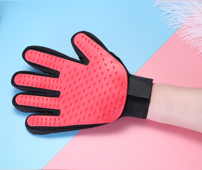 pet grooming glove 2021 trend product pet grooming glove bath wholesale pet glove grooming cleaning