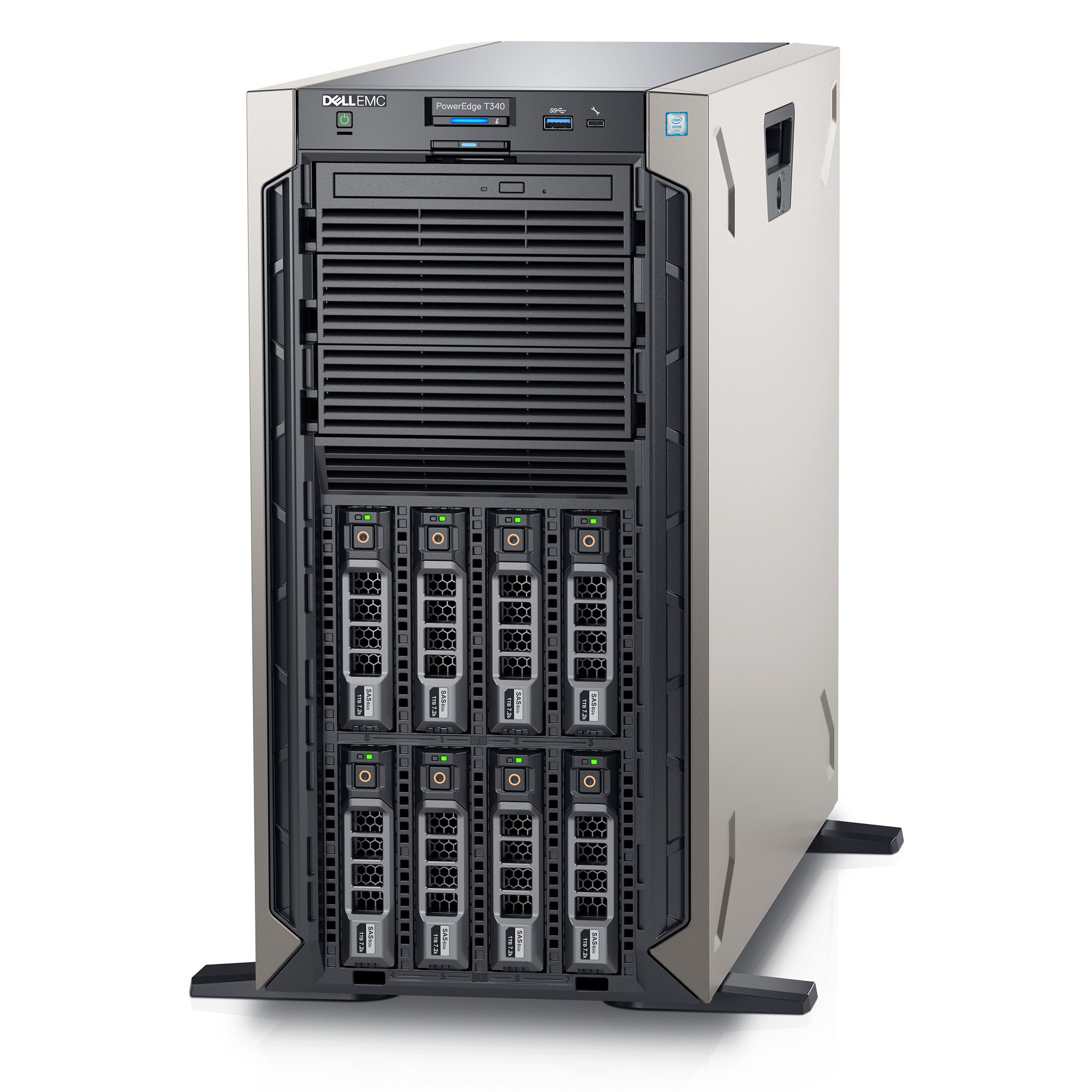 Новое серверное мини-оборудование Dell PowerEdge T340 CPU, серверный ПК, б/у сервер Sever, горячая распродажа