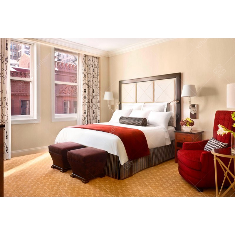 2021 Luxury European Guest Room Furniture For Hotel Bedroom Furniture Sets